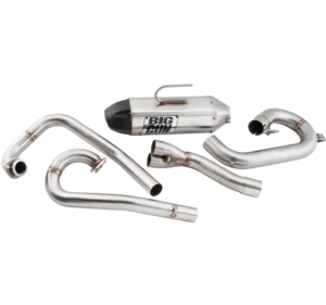 Polaris RZR 800 Performance Exhaust - Big Gun - EXO Stainless - Black - `08-`14